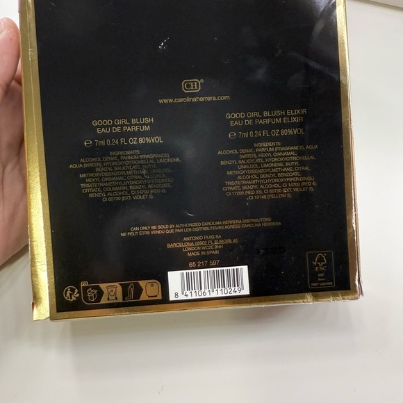 Carolina Herrera Mini Good Girl Blush & Good Girl Blush Elixir Set - Picture 2 of 2